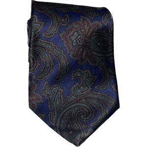Vintage Best of class Robert Talbott Tie Big&Tall blue